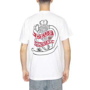 Jailer Sappy Tee White - Maglietta Girocollo Uomo Bianca DMP251209C_WHT  DEUS EX MACHINA 