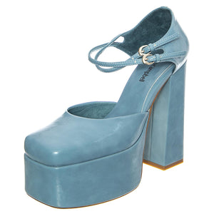 W' Leila Blue Patent - Scarpe Donna Blu JCSR726PG-19-004-BLU  JEFFREY CAMPBELL 