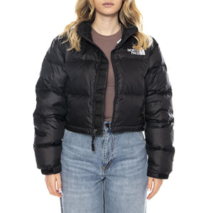 W Nuptse Short Jacket -- Giacca Donna Nera NF0A5GGE GOG1 THE NORTH FACE 