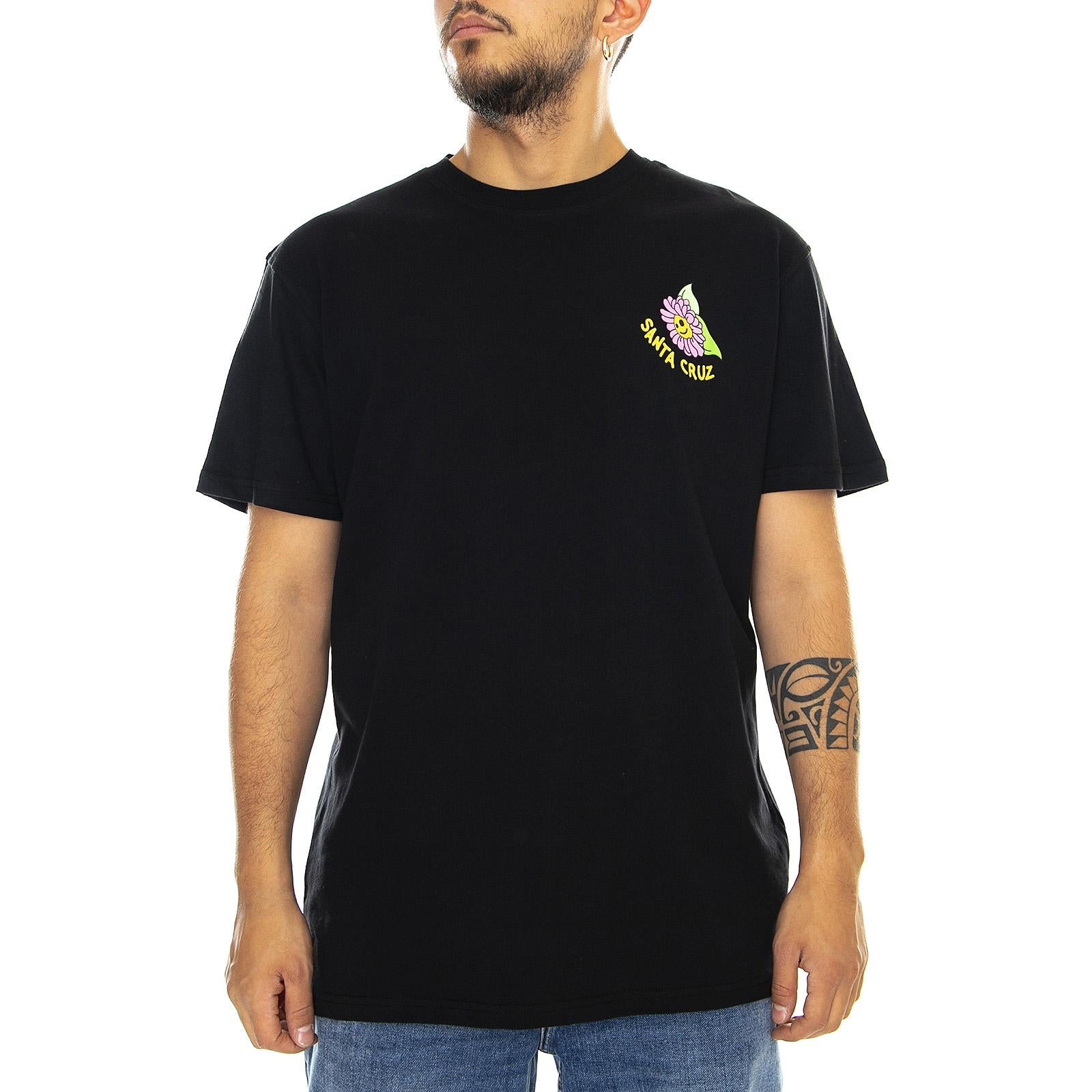  Baked Hand Tee Black  SANTA CRUZ 