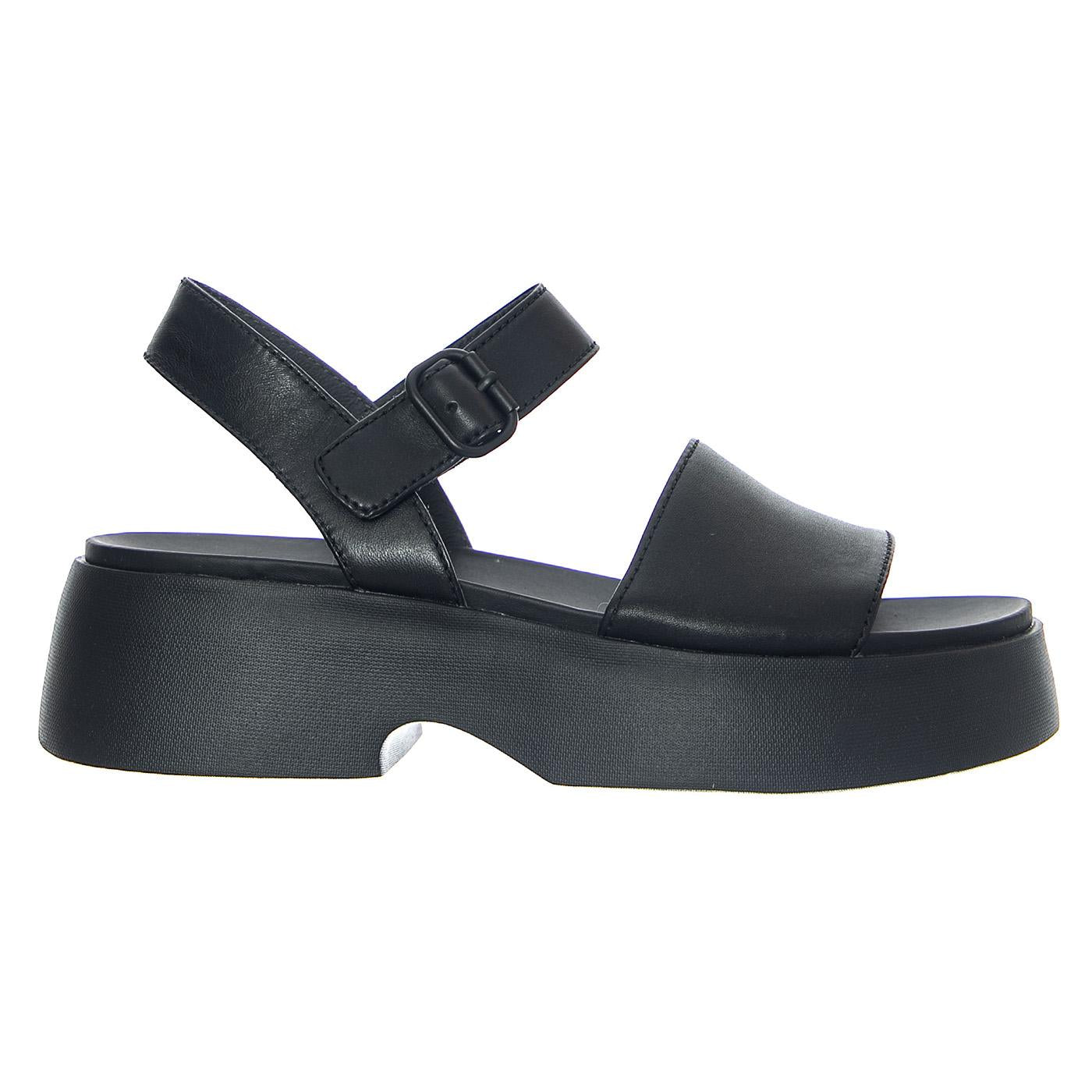 Gobi Flora/Tasha Flora Ultrasoft Negro/Tasha Negro - Sandali Donna Neri K201659 006 CAMPER 