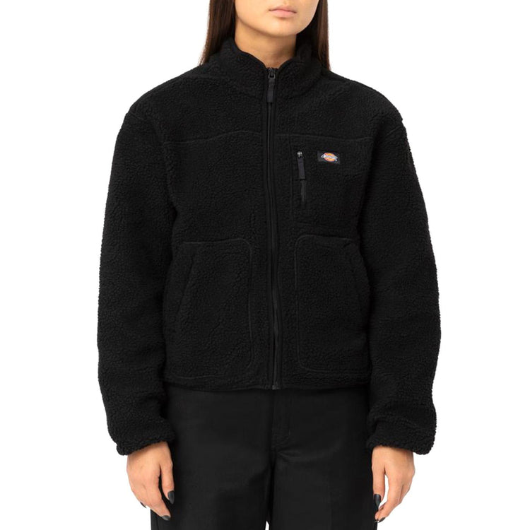 Mount Hope Fleece W Black - Giacca Invernale Donna Nera DK0A4YGNBLK1  DICKIES 