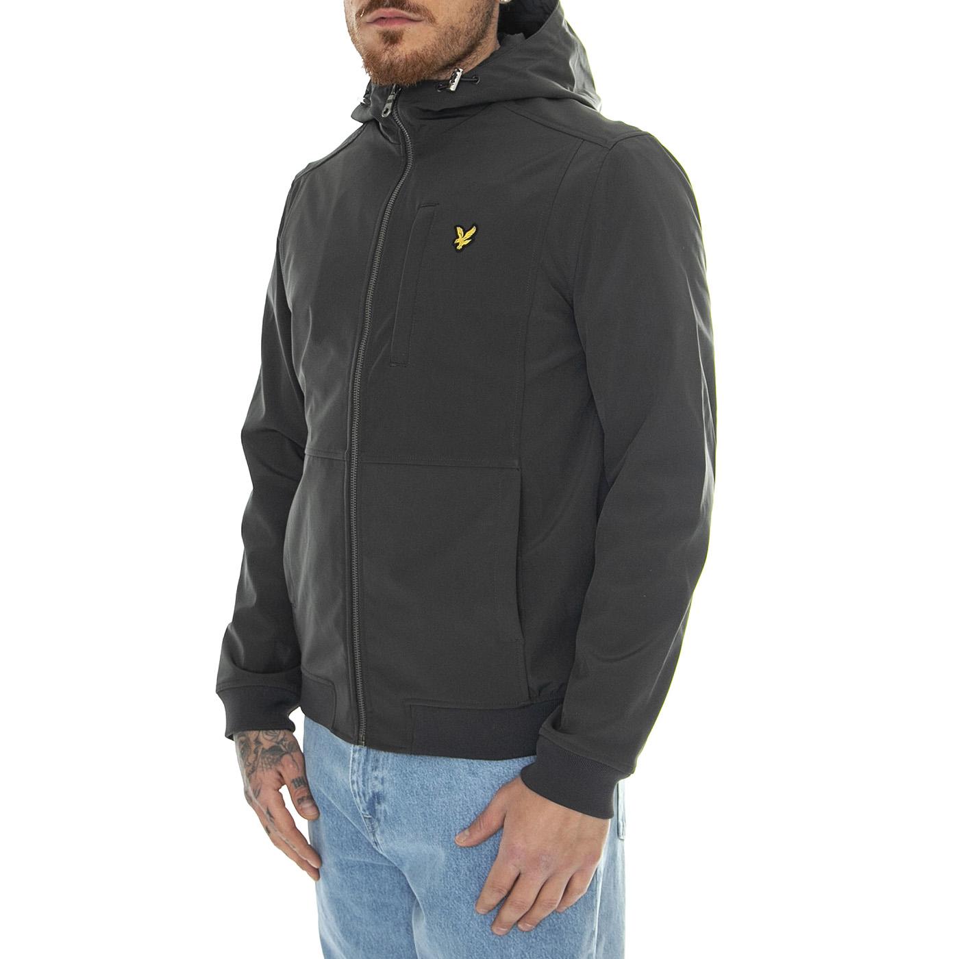 Softshell Jacket Gunmetal - Giacca Uomo Verde JK1424VN-W635  LYLE & SCOTT 
