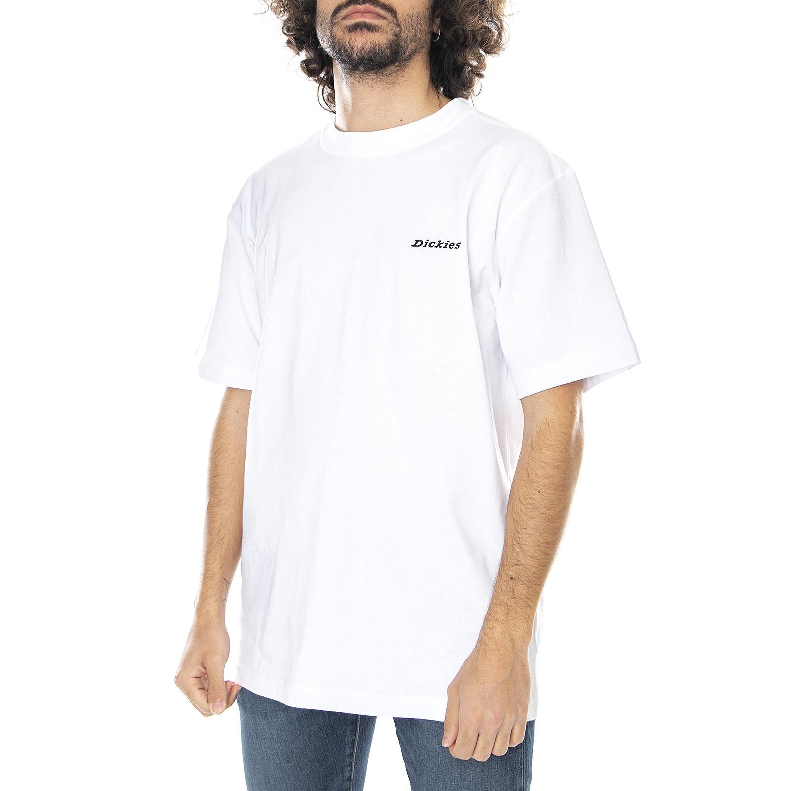 Loretto T-Shirt - White - Maglietta Girocollo Uomo Bianca DK0A4X9OWHX1  DICKIES 