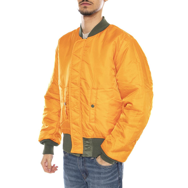 MA-1 Sage Green Jacket -- Giacca Reversibile Uomo Verde Salvia F100101 1 ALPHA INDUSTRIES 