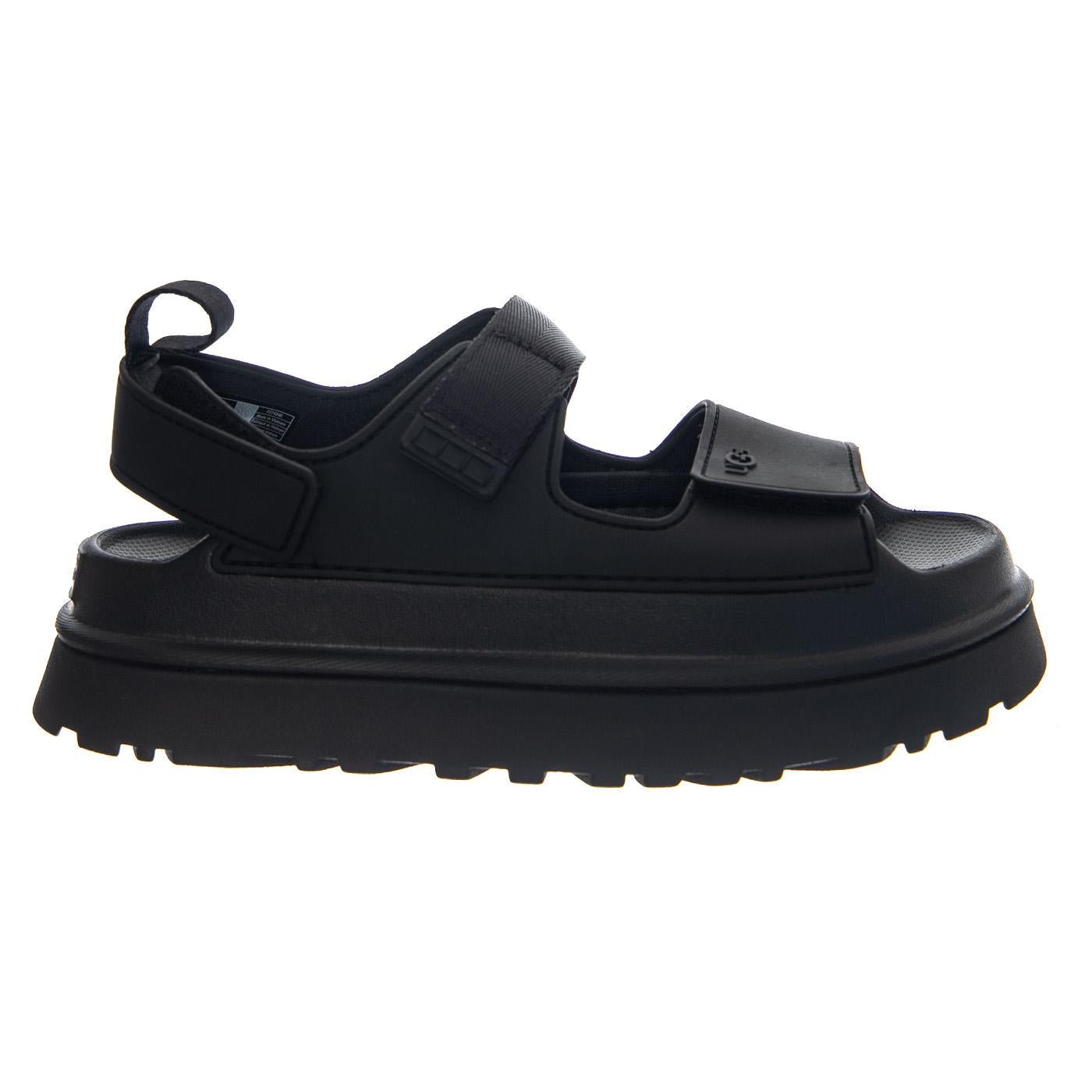 W GOLDENGLOW Black . Sandalo Nero Donna 1152685-BLK . UGG 