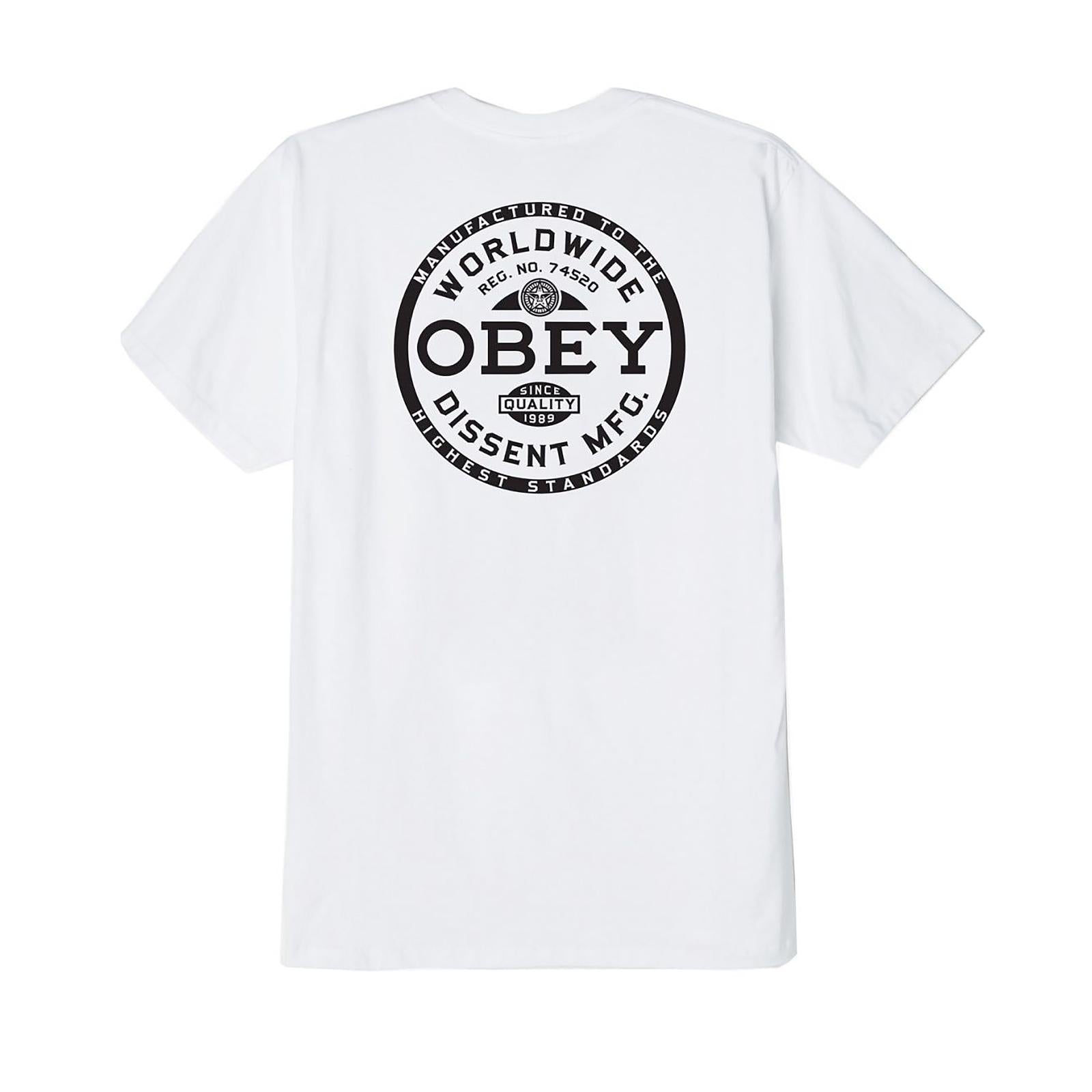 OBEY DISSENT STANDARDS WHITE 165361681-WHT  OBEY 