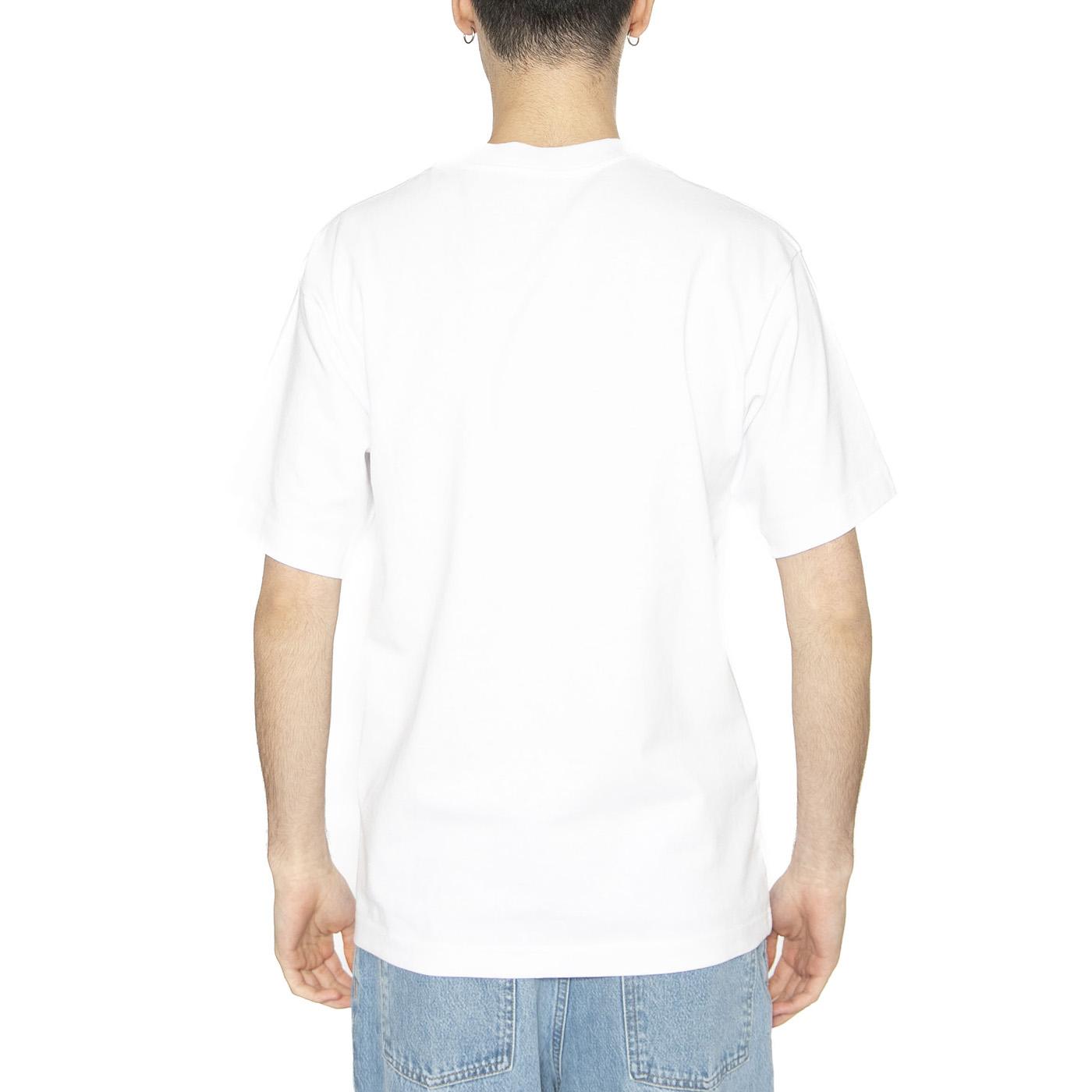 Left Chest II Loose SS White - Maglietta Girocollo Uomo Bianca VN000P1PWHT1  VANS 