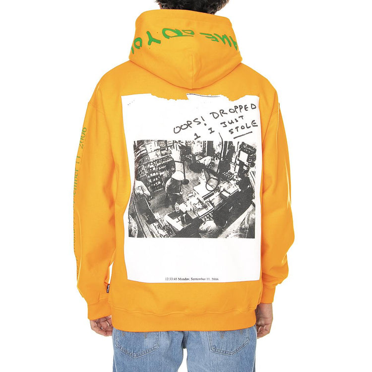 Shame Hoodie Orange - Felpa con Cappuccio Uomo Arancione 22WISH50-ORANGE  IUTER 