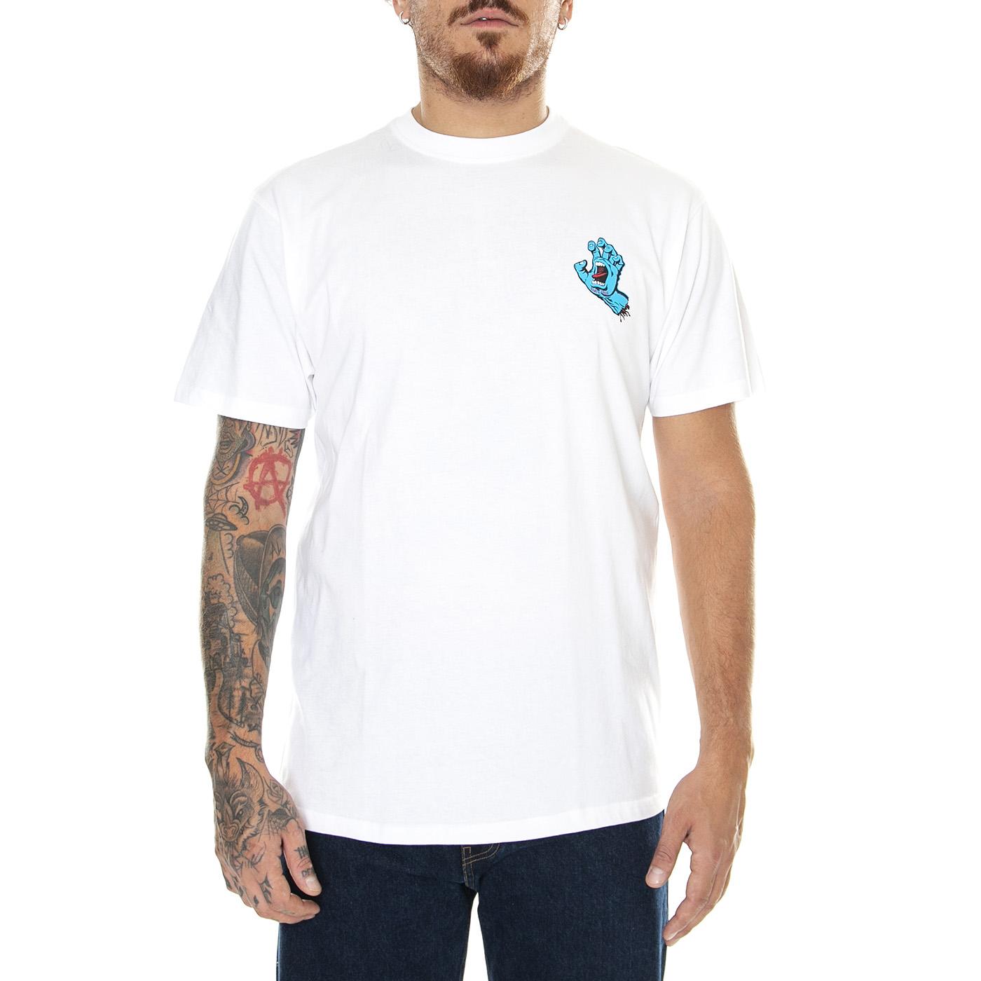  Screaming Hand Chest White  SANTA CRUZ 