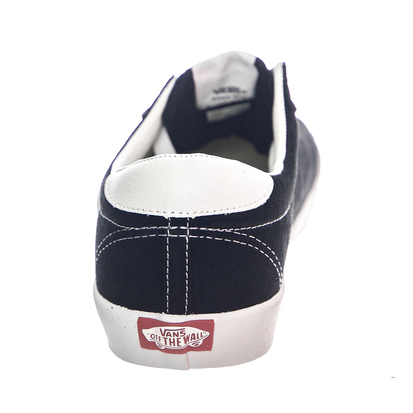Sport Low Black / White - Scarpe Profilo Basso Uomo Nere VN000CQRBZW1  VANS 
