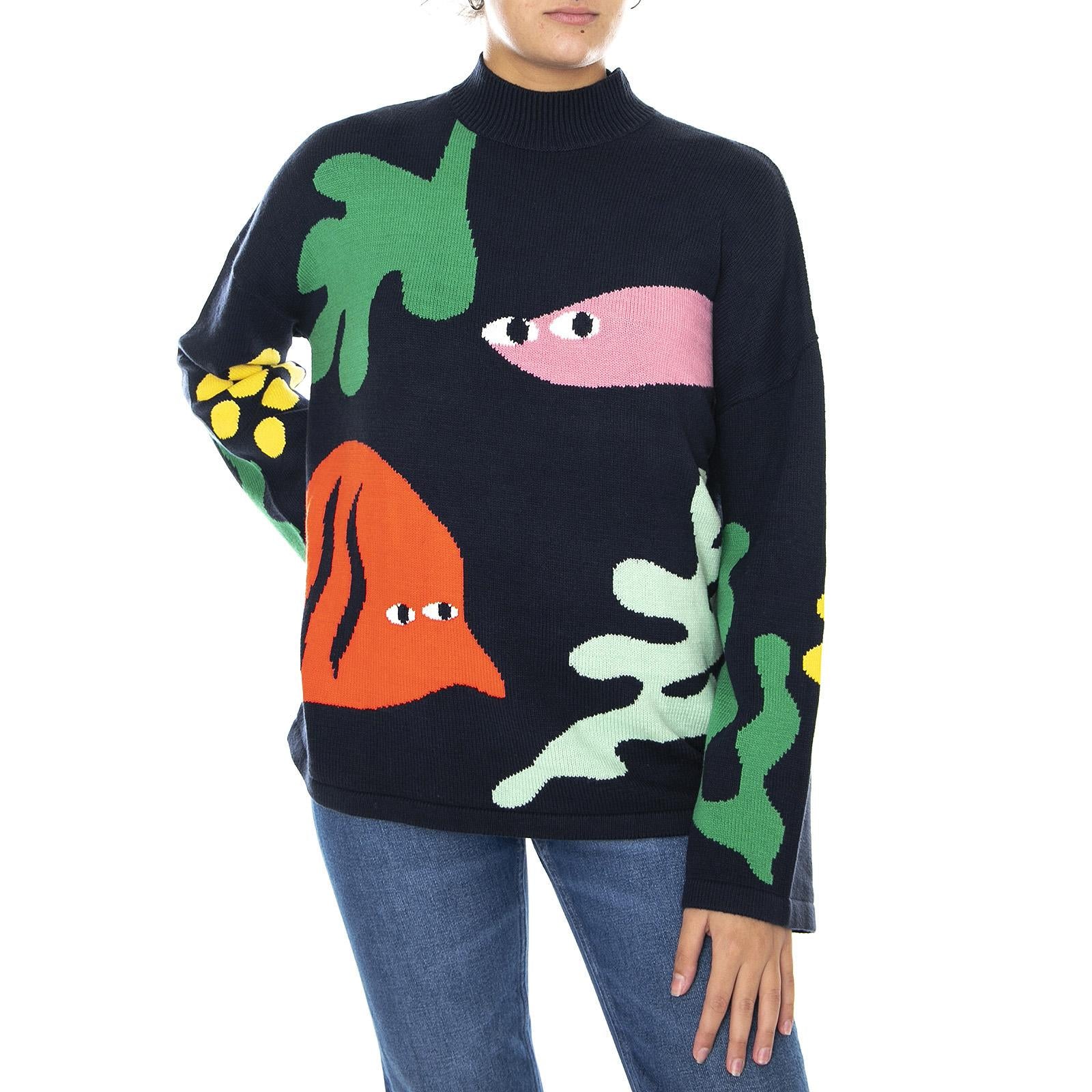  LOW50069PET-NAVY/MULTU  LAZY OAF 