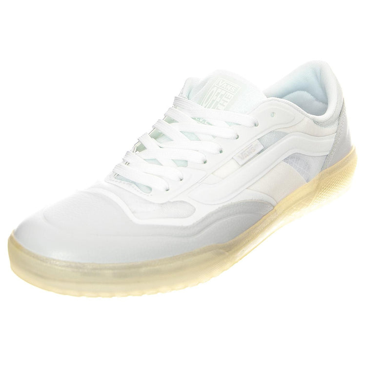 MN Ave Leather White / White - Scarpe Stringate Profilo Basso Uomo Bianche VN0A5JIBWWW1  VANS 