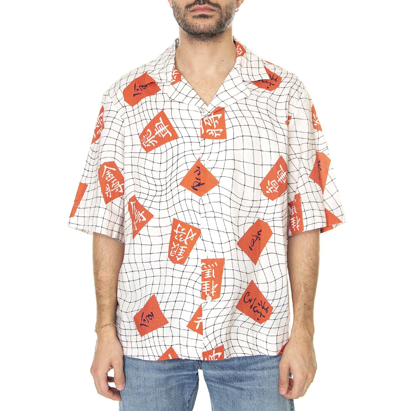M' Shogi Shirt S/S Multicolor - Camicia Maniche Corte Uomo Multicolore I031863.08.67.  EDWIN 