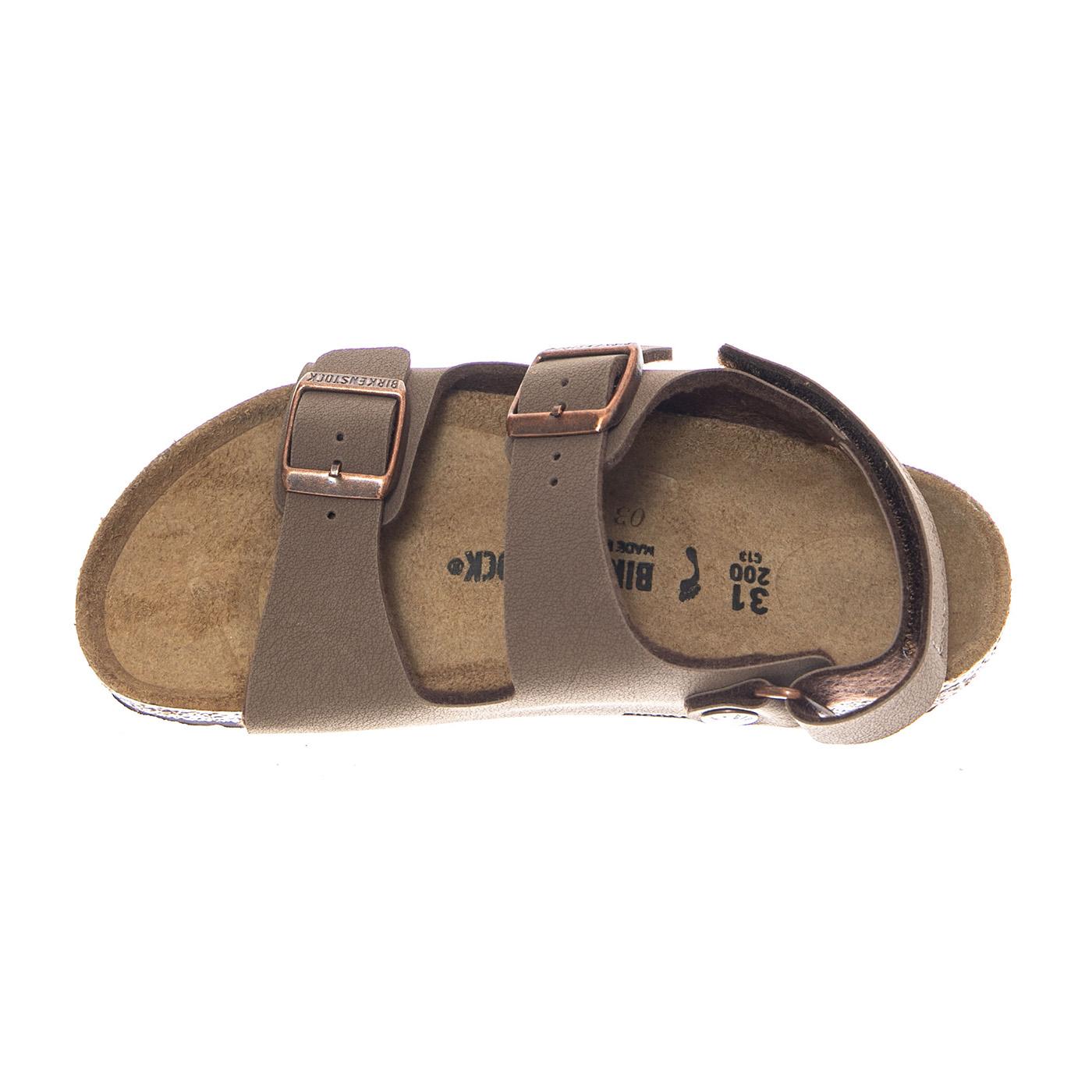 Milano HL Kids Birkibuc Narrow Fit Mocca - Sandali Bambino Marroni 1029474 MCA BIRKENSTOCK 