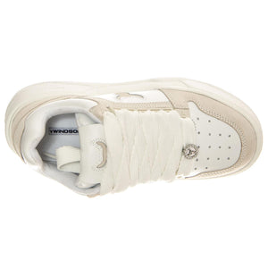Awaken White Leather Blonde Cow Suede - Scarpe Donna Bianche WSPAWAKEN-WHTBLD  WINDSOR SMITH 