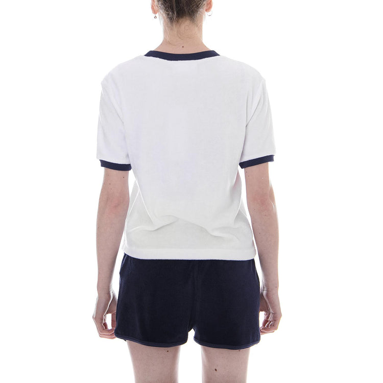 Lyra Towelling Tee Light Grey Marl 684311-A56  FILA 