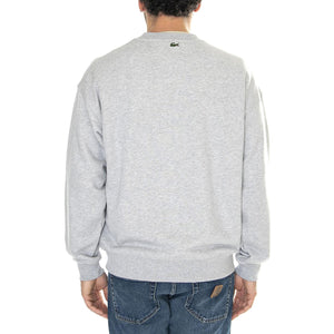 Sweatshirt CCA Grey - Felpa Girocollo Uomo Grigia SH7349-CCA  LACOSTE 