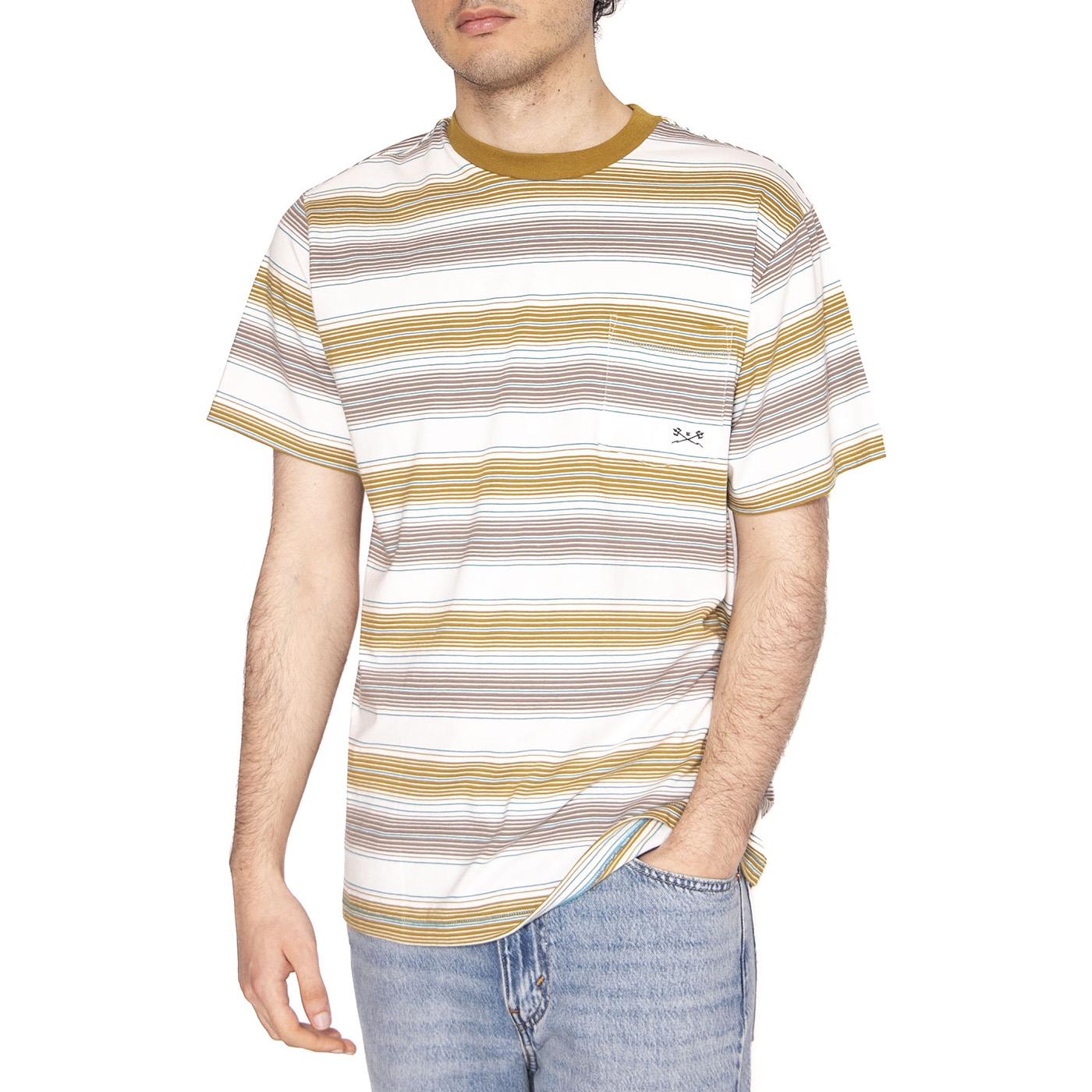 Faded Tee Multicolored - Maglietta Girocollo Uomo Multicolore 311000113-ANT  DARK SEAS 