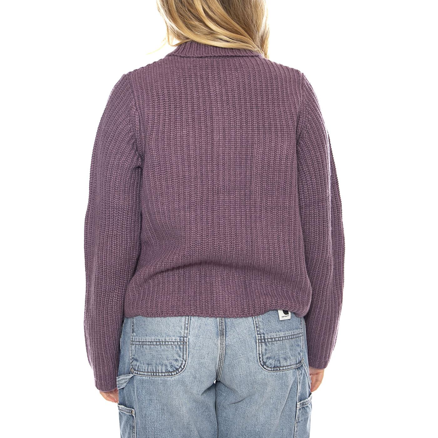 W Michigan Sweater Cardigan - Phlox - Cardigan Donna I035379_33I_XX . CARHARTT WIP 