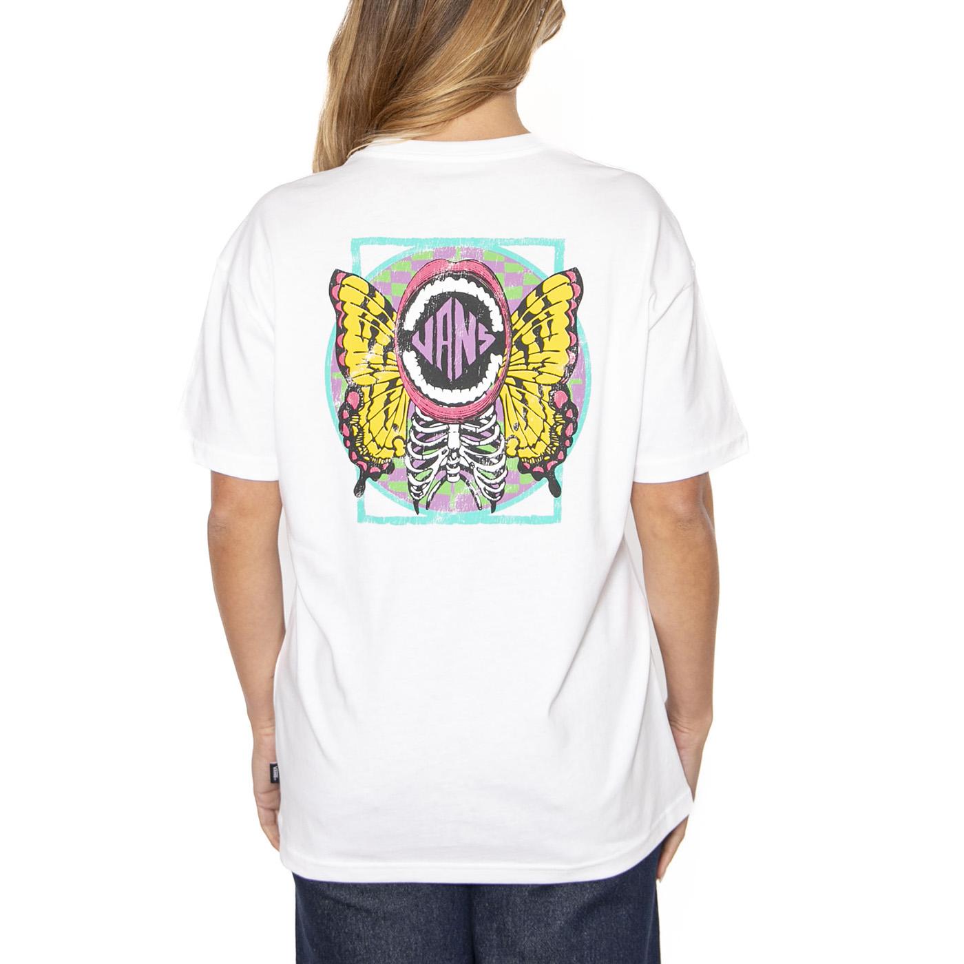 ETHEREAL OS SS White - Maglietta Girocollo Donna Bianca VN000NXCWHT1  VANS 