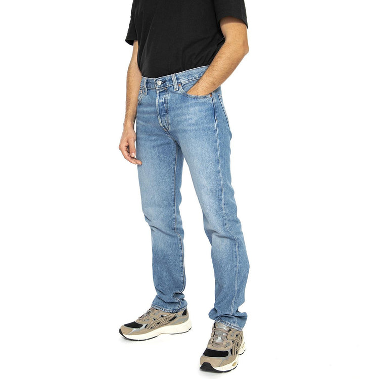 501 Levi's Original Chemicals - Pantaloni Denim Jeans Uomo Blu 00501-3504 . LEVIS 