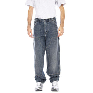OG Double Knee Pant Blue - Pantaloni Denim Jeans Uomo Blu I035797.014L  CARHARTT WIP 