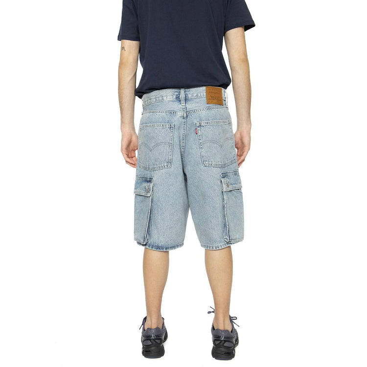 478 Baggy Cargo Shorts My Pocket Full Blue - Bermuda Uomo Blu 001GU-0004 . LEVIS 
