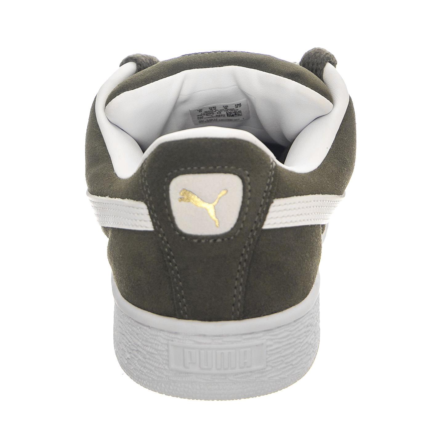 Suede XL Green Shoes - Scarpe Stringate Profilo Basso Uomo Verdi 395205-13  PUMA 