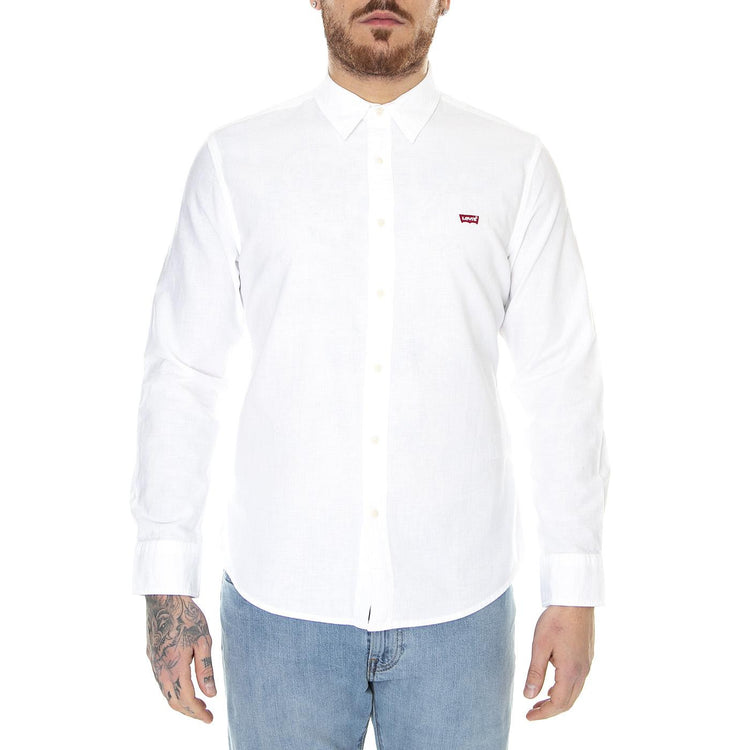 LS Battery Hm Shirt Slim White Neutral - Camicia Uomo Bianca 86625-0002  LEVIS 