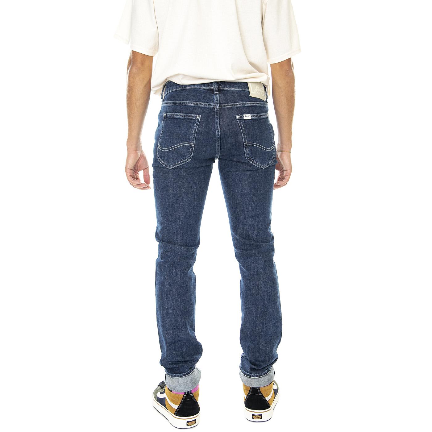 Luke Button Fly Stone Esme-L70SNIWF - Pantaloni Denim Jeans Uomo Blu 112322027  LEE 