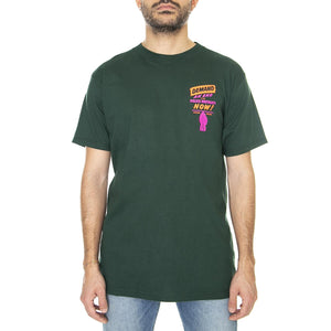 Obey End Police Brutality Classic Tee Forest Green - Maglietta Girocollo Uomo Verde 165263408-FOR  OBEY 