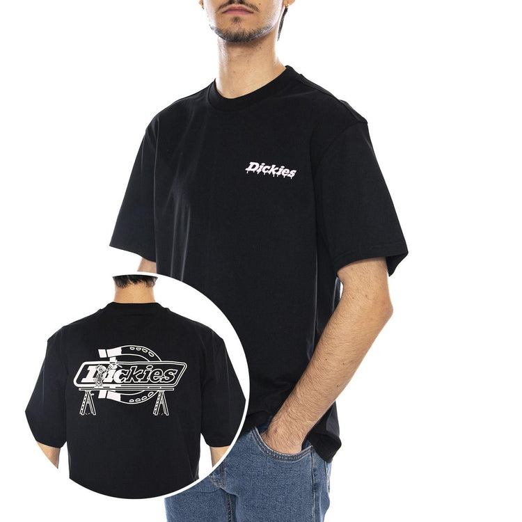 Statesville Tee SS Black - Maglietta Girocollo Uomo Nera DK0A87QPBLK1  DICKIES 