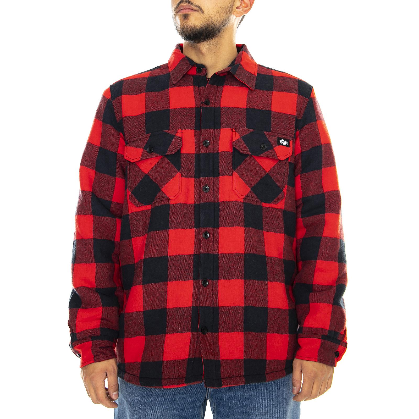 Lansdale - Red - Camicia Uomo Rossa 05 200292-RD . DICKIES 