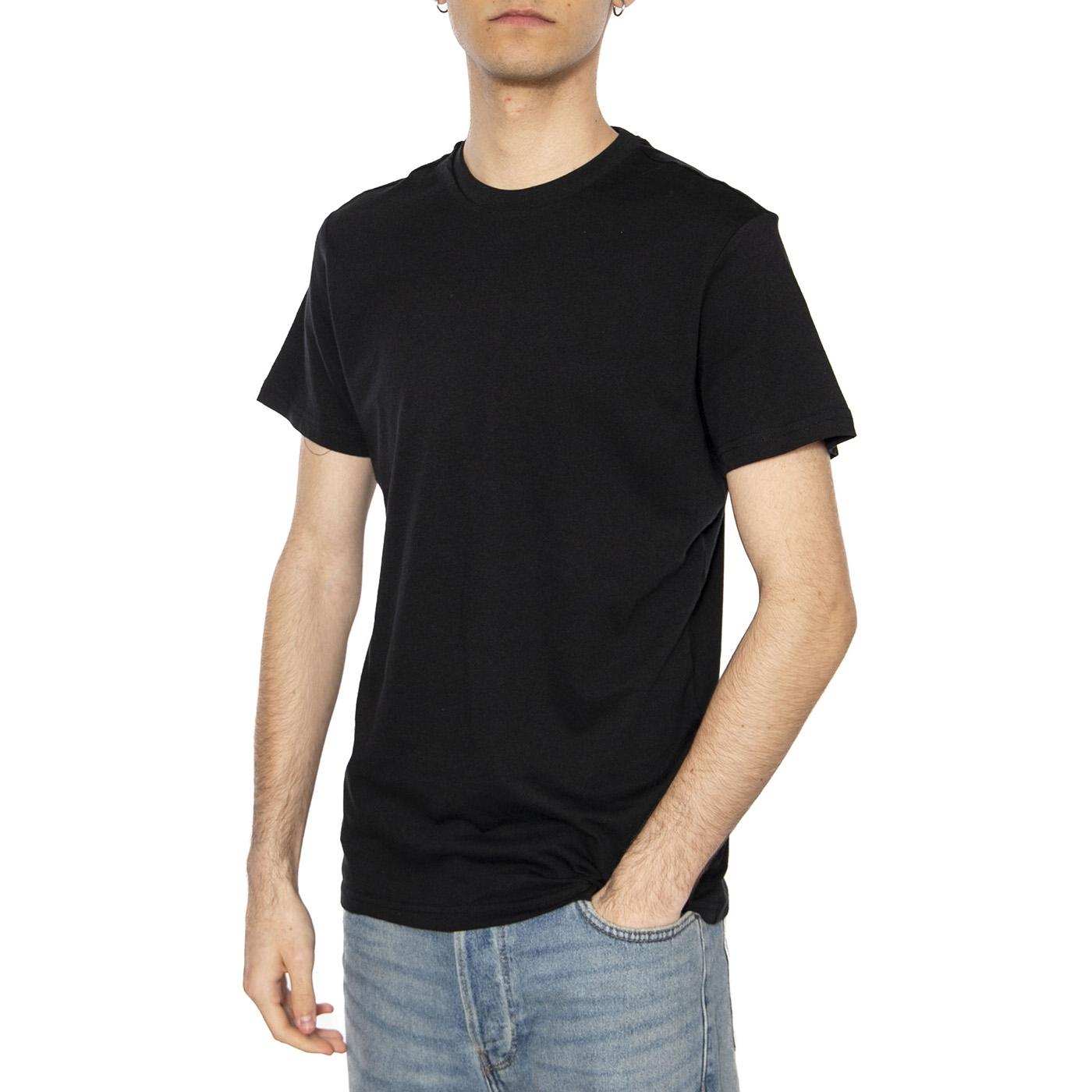 Twin Pack Crew Black - Maglietta Girocollo Uomo Nera 112117012  LEE 