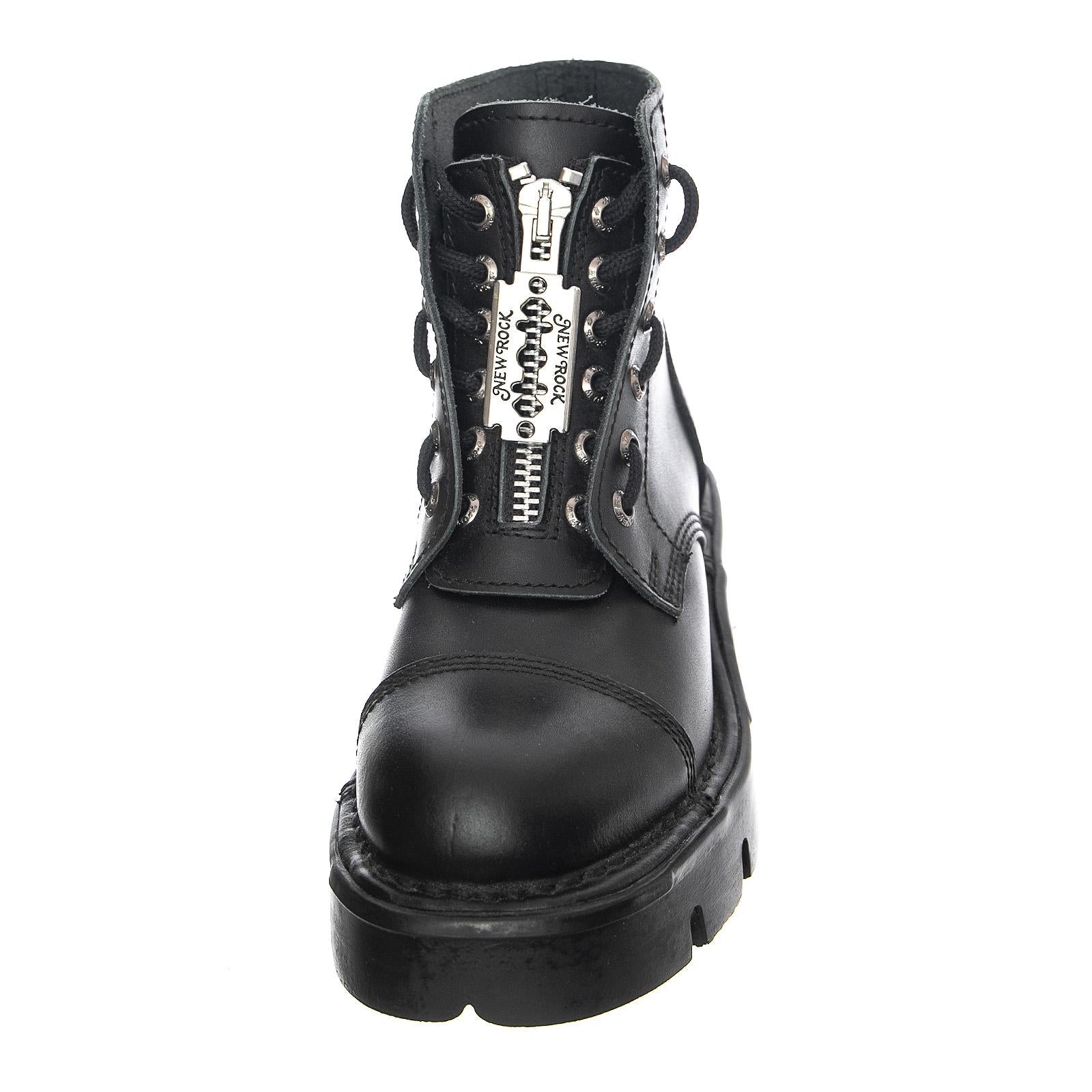 M-Mili 214 Boots - Crust Negro / Reactor Negro - Stivali Donna Neri 38 NRSM-MILI214ASA-C3  NEW ROCK 