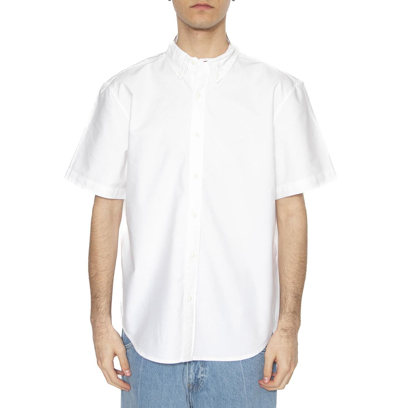 SS Authetic Button Down Bright White - Camicia Maniche Corte Uomo Bianca A9161-0014  LEVIS 