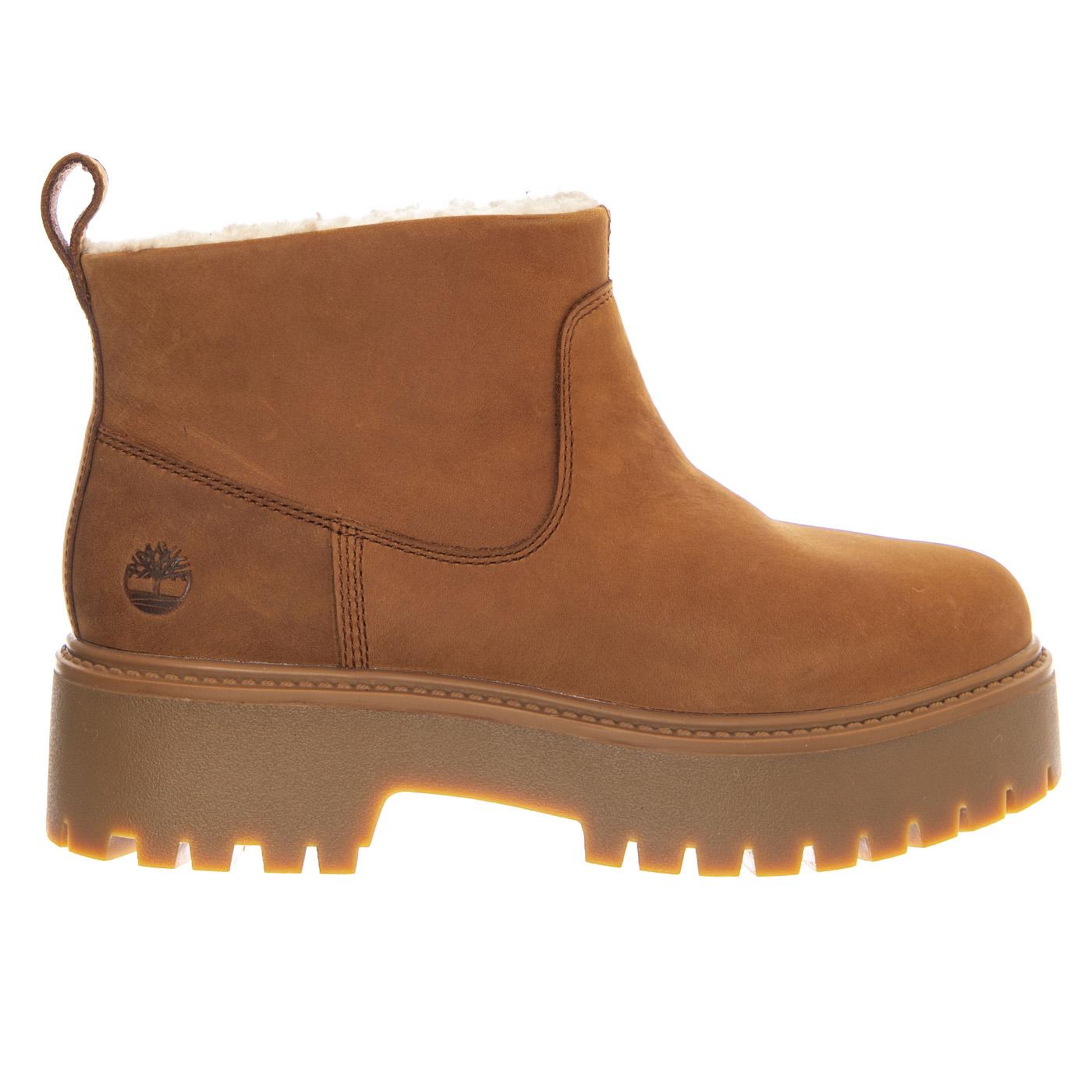 Stone Street Mid Warm Lined Boot Rust Nubuck -- Stivaletto Donna in Nabuk Marrone Caldo Foderato TB0A283G EM71 TIMBERLAND 