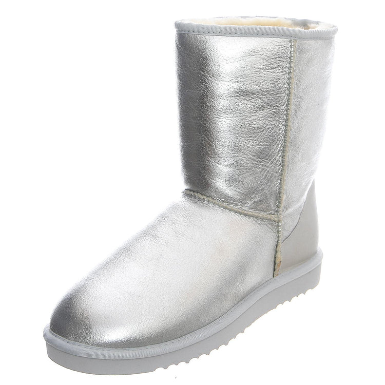 Classic Short Boots - Silver - Stivali Donna Argento UGSCLSSI5842W  UGG 
