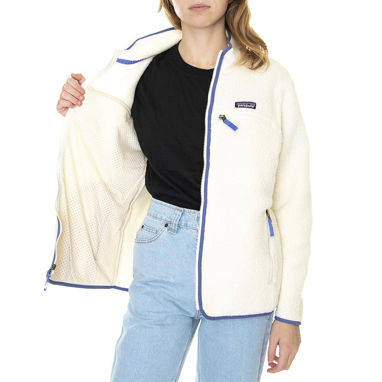 W's Retro Pile Jacket Natural - Giacca Invernale Donna Bianca 22795-NAT  PATAGONIA 