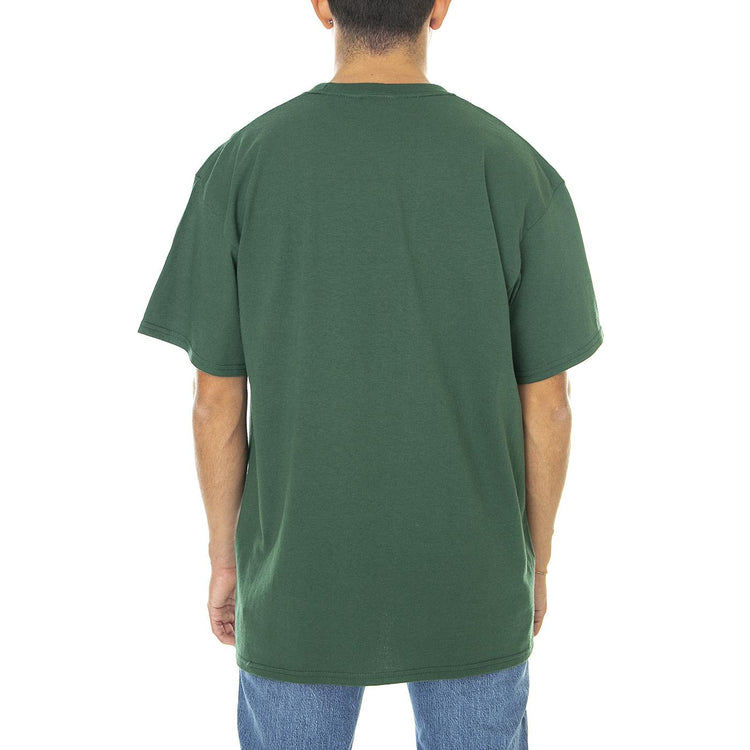 Springwood S/S Tee Forest Green - Maglietta Girocollo Uomo Verde TS02047-FOGRN  HUF 