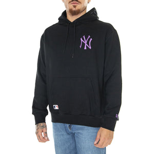 M' League Essentials OS Hoodie New York Yankees Black / Pno - Felpa con Cappuccio Uomo Nera 60416438  NEW ERA 