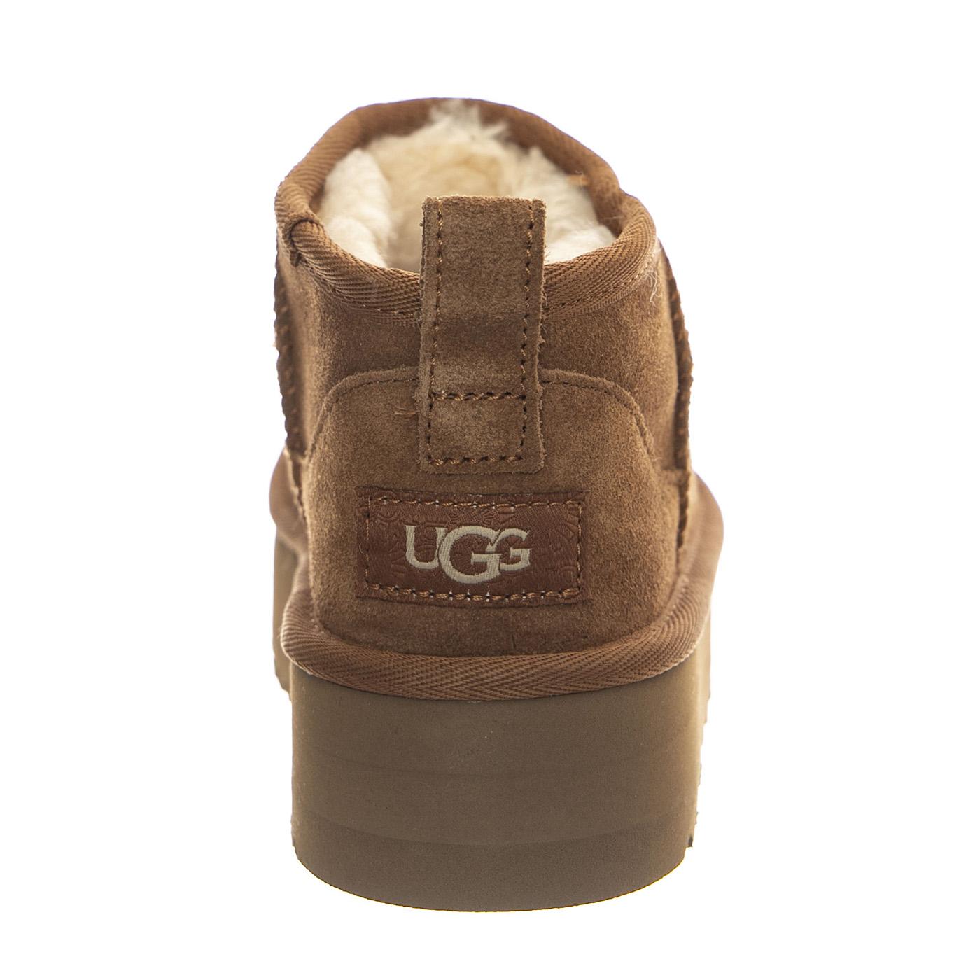UGG Classic Ultra Mini Platform Chestnut - Stivali Bambino Marroni 1157791K CHE UGG 