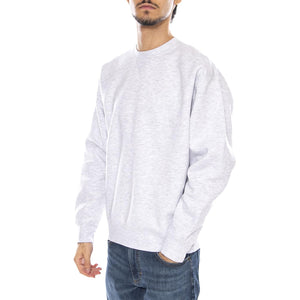 Established Works Bold Crew II Fleece Light Grey - Felpa Girocollo Uomo Grigia 112480152 AGRY OBEY 