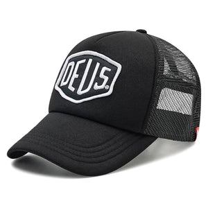 Baylands Trucker Black-White - Cappellino con Visiera Nero DMS07875  DEUS EX MACHINA 