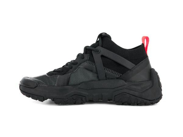 Off-Grid Lo Adv Black / Black - Scarpe Stringate Profilo Alto Uomo Nere PAS77331-001-M  PALLADIUM 