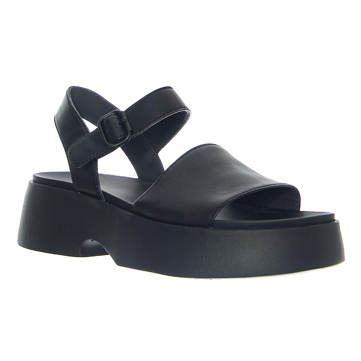 Gobi Flora/Tasha Flora Ultrasoft Negro/Tasha Negro - Sandali Donna Neri K201659 006 CAMPER 