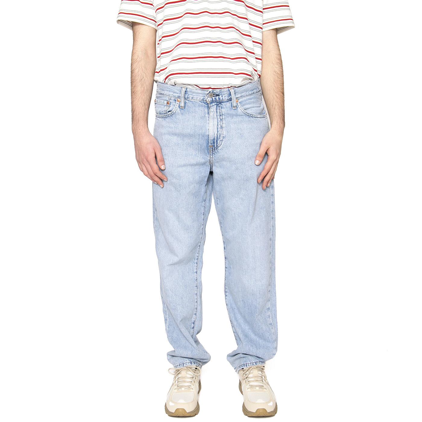 586 Loose Straight Varsity Academia LTW - Pantaloni Denim Jeans Uomo Blu 29037-0070 Light Indigo LEVIS 