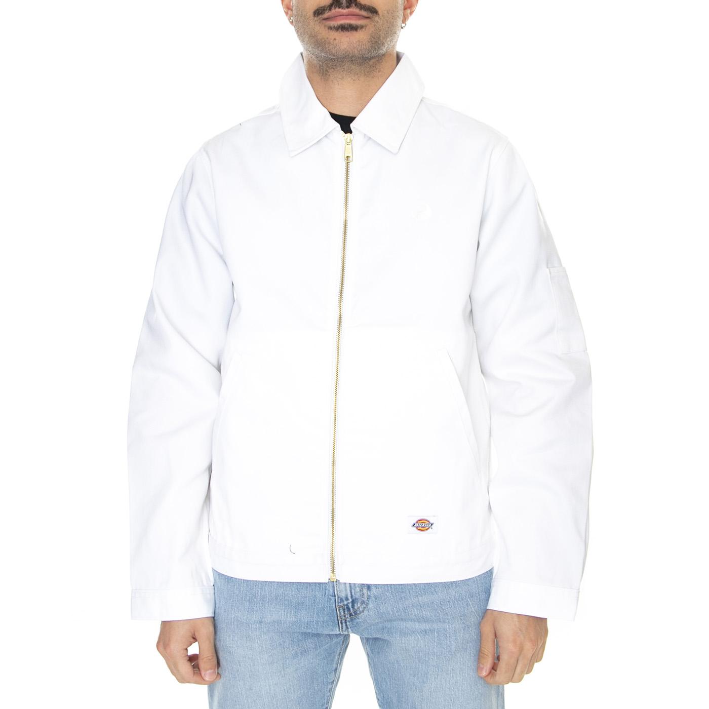 Ol x Dickies Workshop Jacket White - Giacca Estiva Uomo Bianca DK0A4Y2EWHX1  DICKIES 