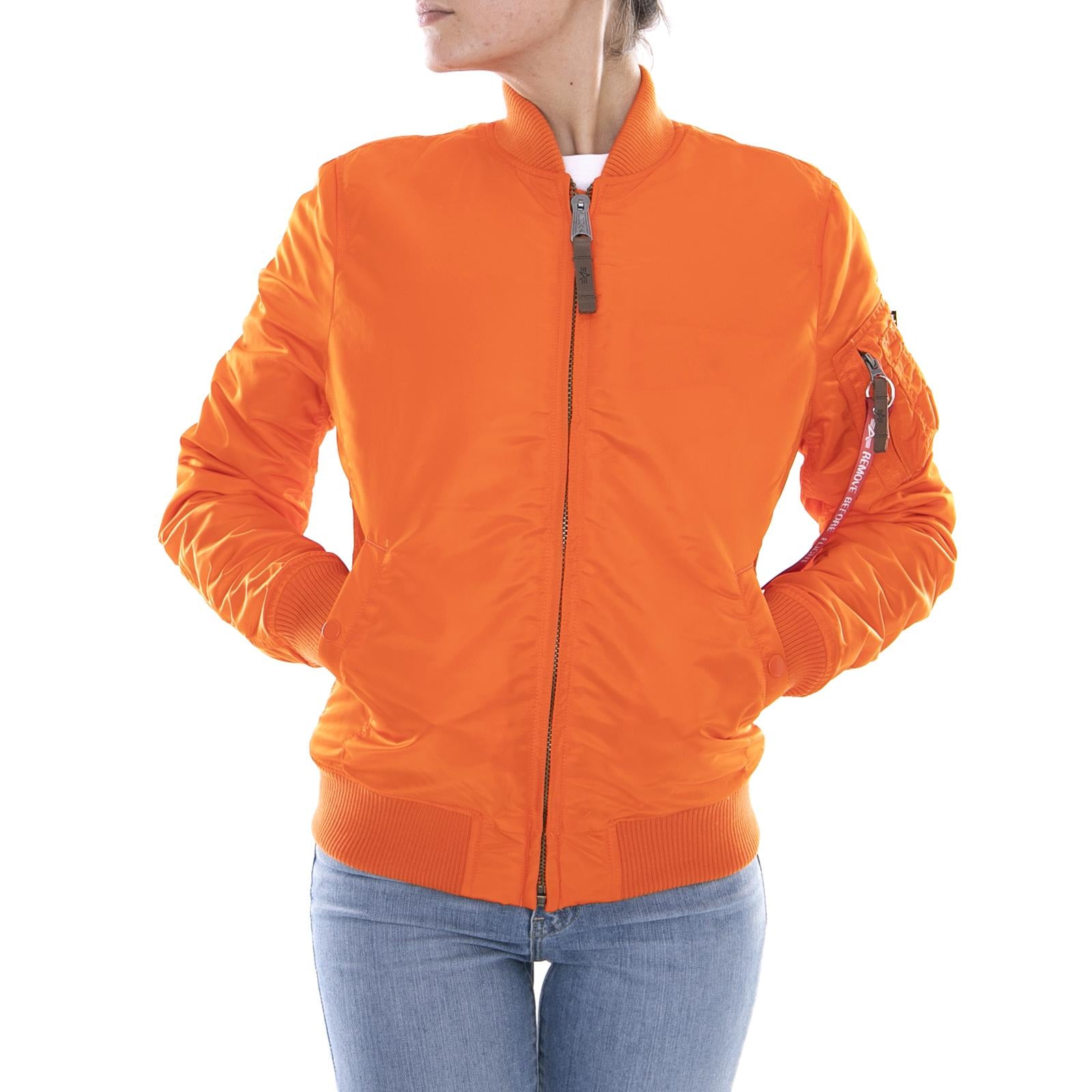 Ma-1 Vf 59 - Wmn Flame Orange 133009-417  ALPHA INDUSTRIES 